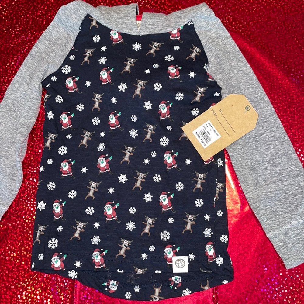 Free Planet Christmas Henley